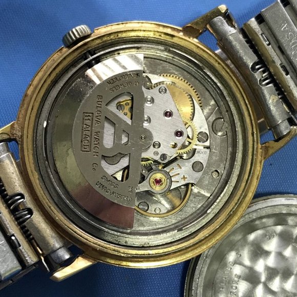 Vintage 1966 BULOVA Aerojet Self-winding Men\'s watch Runs main image 8